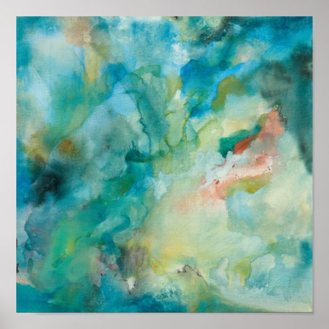 Interstellär | Teal Blå himmel Poster (Framsidan)