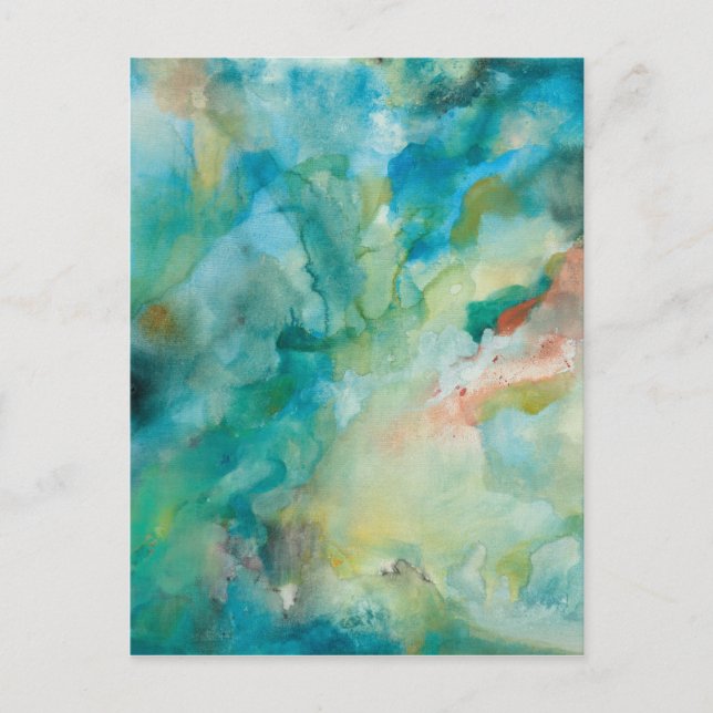 Interstellär | Teal Blå himmel Vykort (Framsida)