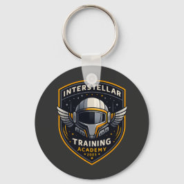 Interstellar Training Academy Round keychain Nyckelring