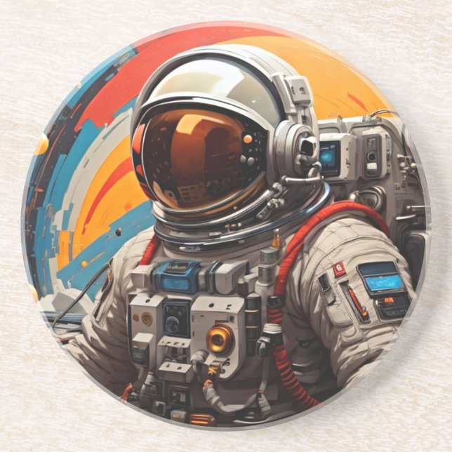 Interstellär Voyager Astronaut Coaster Underlägg (Framsidan)