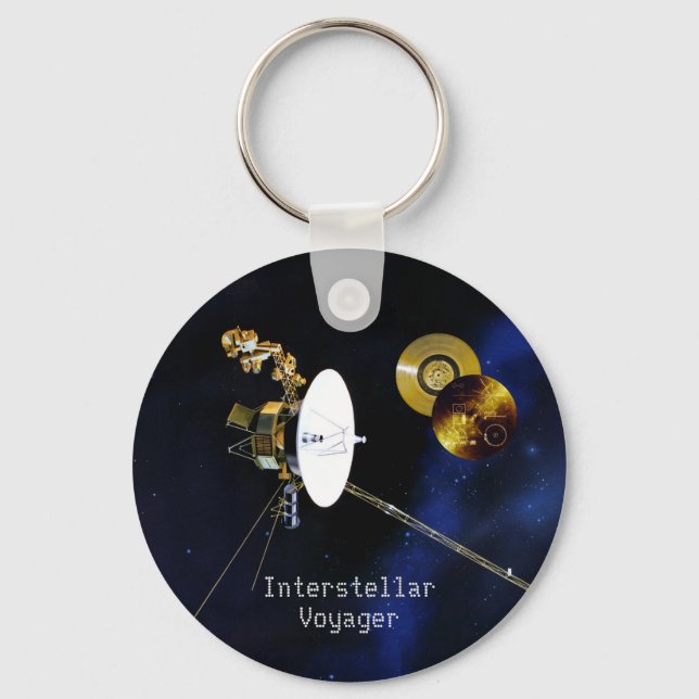 Interstellär Voyager-rymdfarkoster Nyckelring (Framsida)