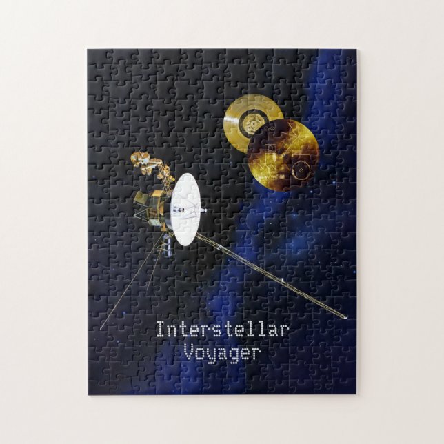Interstellär Voyager-rymdfarkoster Pussel (Vertikal)