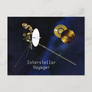 Interstellär Voyager-rymdfarkoster Vykort