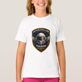 Interstellära Träningsakademin Flickor T-Shirt