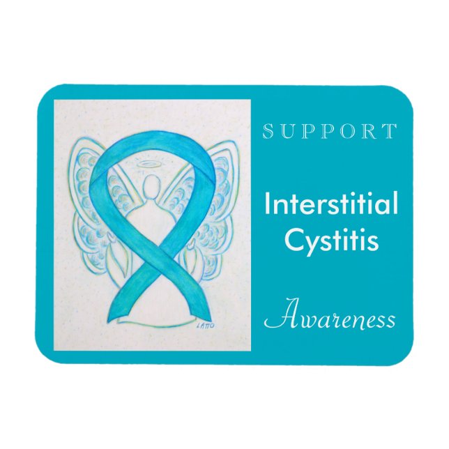 Interstitiell cystit (IC) Awareness Angel Magnet (Horisontell)