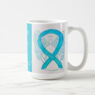 Interstitiell cystitis Awareness Ribbon Angel Mugg