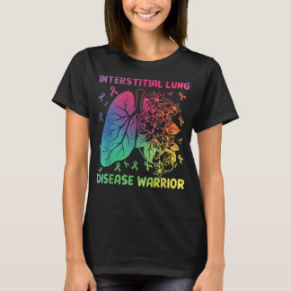 Interstitiell lungsjukdom Warrior Rosett band T Shirt