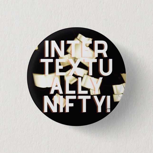 Intertextuellt nifty Pin #2 Knapp (Framsida)