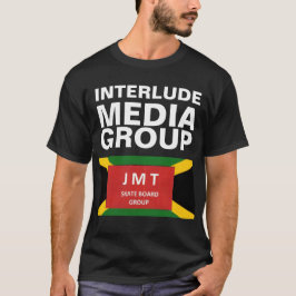 INTERUDE MEDIA GROUP WOW Grundläggande Mörk T-Shir T Shirt