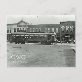 Interurban bil i Ames, Iowa vycard Vykort