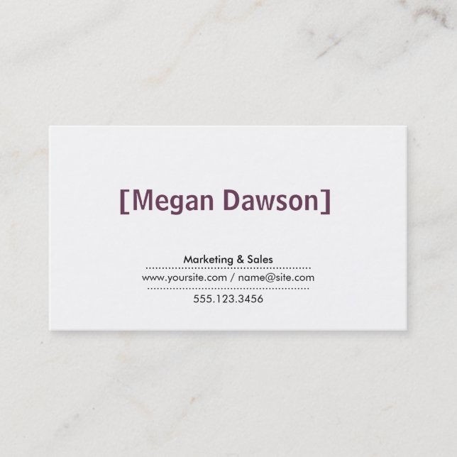 Intervall (druvor) visitkort (Framsida)