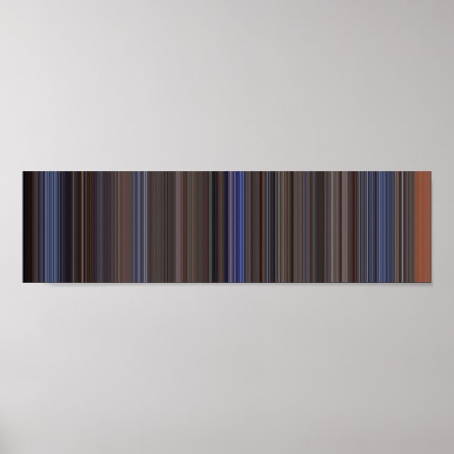 Intervall Gun-panoramatisk filmstreckkod Poster (Framsidan)