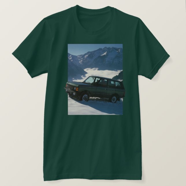 Intervallområde Klassiskt i Snö T Shirt (Design framsida)
