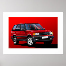 Intervallområde P38 Poster Illustration
