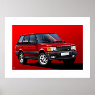 Intervallområde P38 Poster Illustration