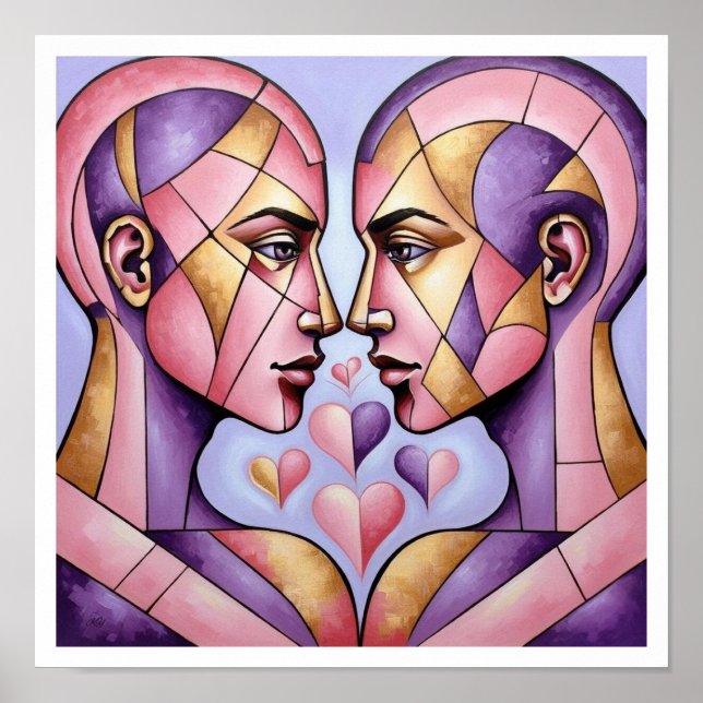 Intervävda hörn poster (Framsidan)