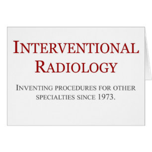 Interventional radiologi hälsningskort
