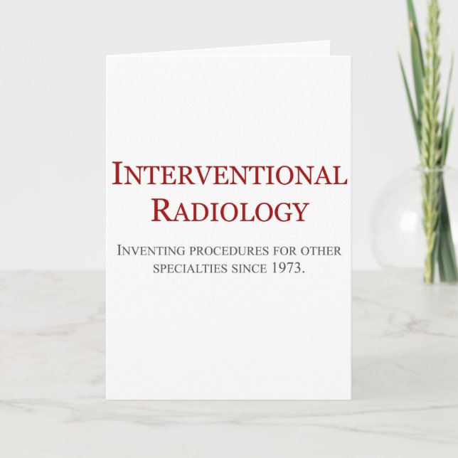 Interventional radiologi kort (Framsida)