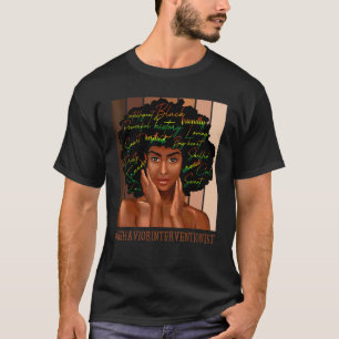 Interventionisten Afro African American Wom T Shirt