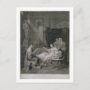 Intervju med Augustus och Cleopatra, graverad Vykort