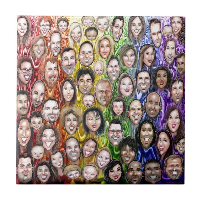 Interwoven Humanity Kakelplatta (Framsidan)