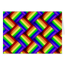 Interwoven LGBT Gay pride Rainbow Ribbon!