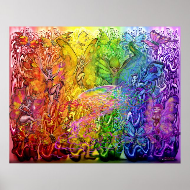 Interwoven Magic Rainbow Poster (Framsidan)
