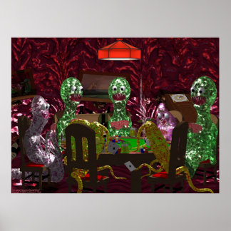 Intestinal Parasites Spela upp Poker Poster