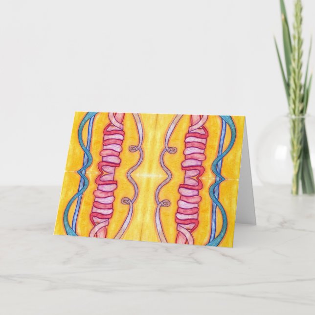 Intestine Greeting Card Kort (Framsida)