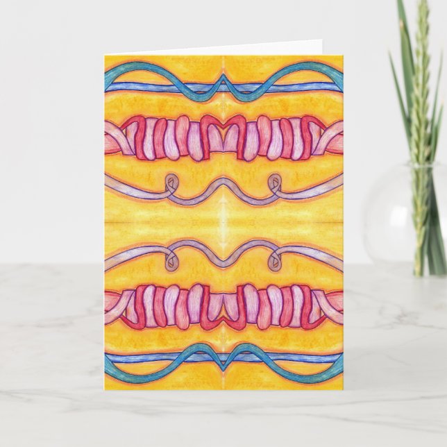 Intestine Greeting Card Kort (Framsida)