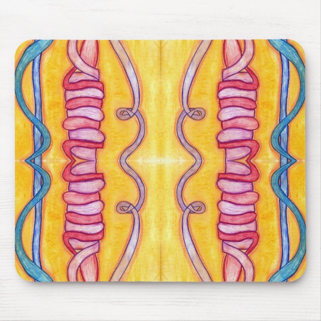 Intestine Mousepad Musmatta (Framsidan)