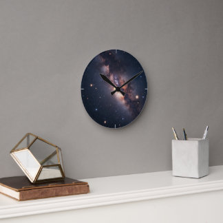 Intill den Universe Round Clock Rund Klocka
