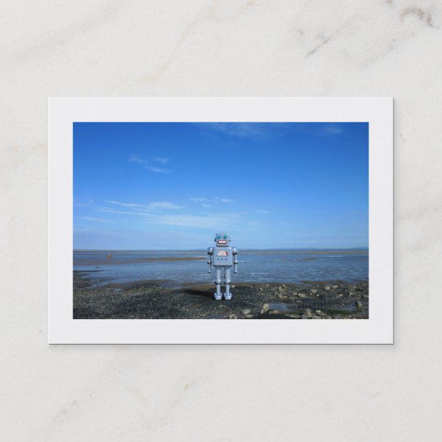 Intill havs (vid gränsen) visitkort (Framsida)