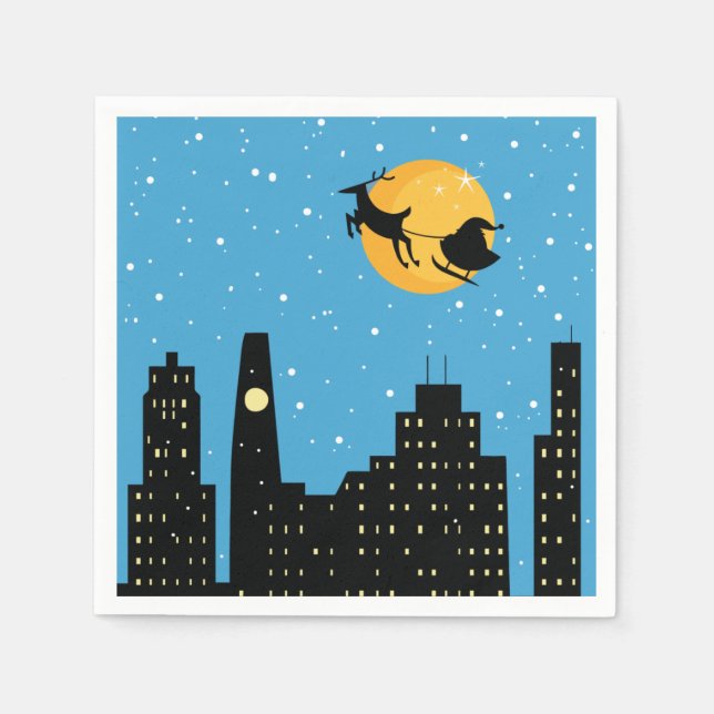 Intill natten pappersservett (Framsidan)