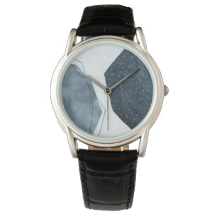 Intilliggande abstraktion armbandsur