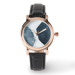 Intilliggande abstraktion armbandsur