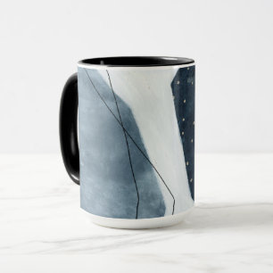 Intilliggande abstraktion mugg