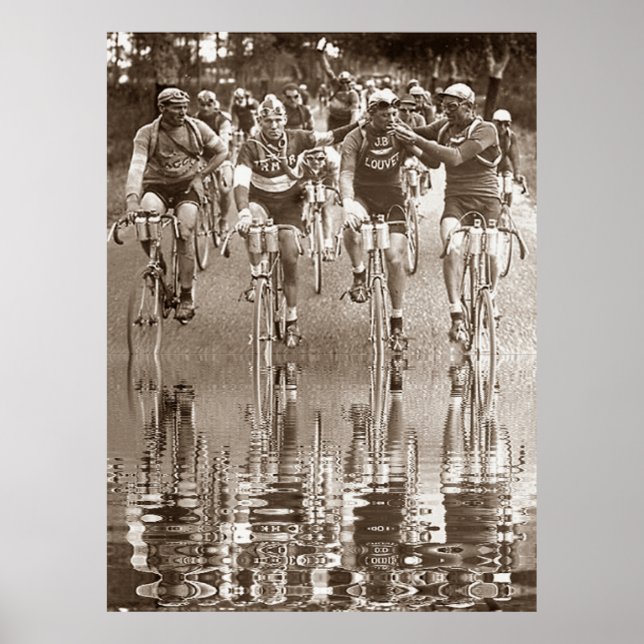 INTIM PORTRÄTT AV TOUR DE FRANCE Reflektion Poster (Framsidan)