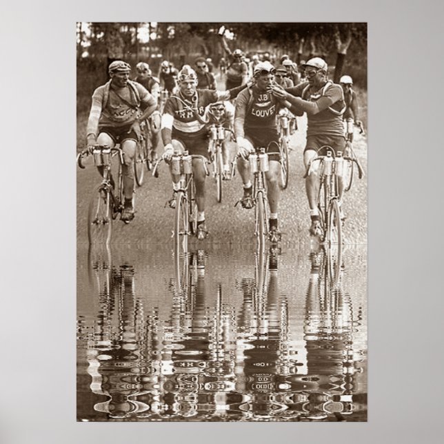 INTIM PORTRÄTT AV TOUR DE FRANCE Reflektion Poster (Framsidan)