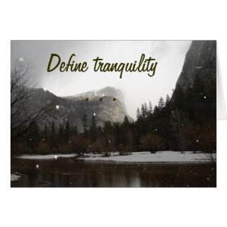 Intim Tranquility Hälsningskort