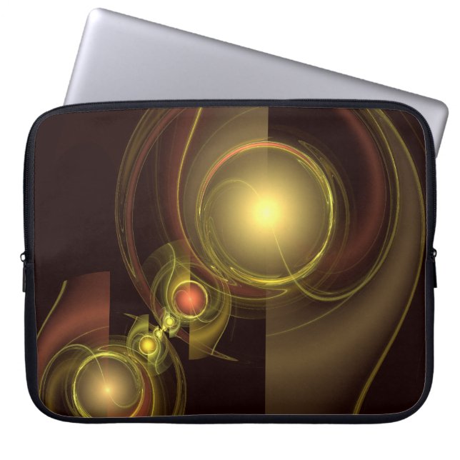 Intimate Connection Abstrakt Art Laptop sleeve (Framsidan)
