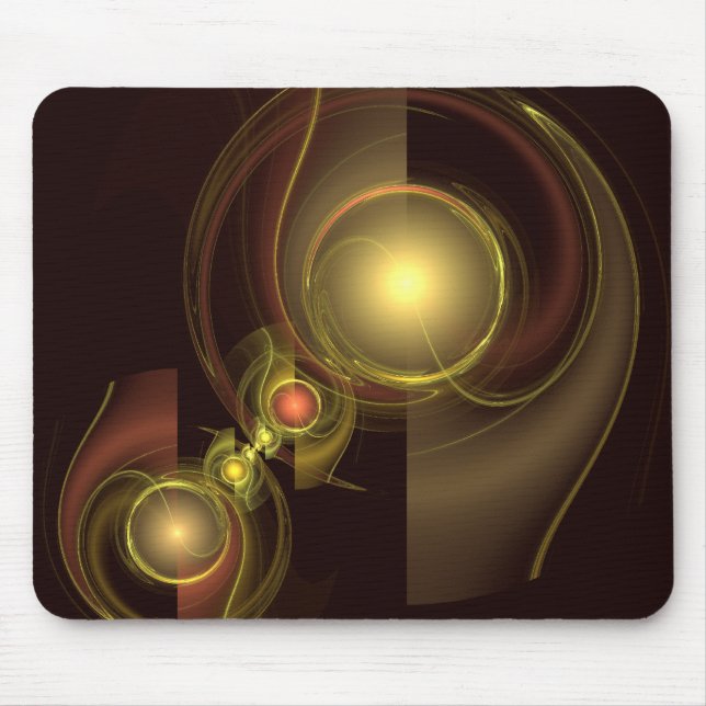 Intimate Connection Abstrakt Art Mousepad Musmatta (Framsidan)
