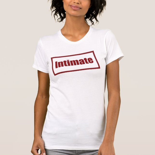 Intimate Shirt Tee Shirt (Framsida)