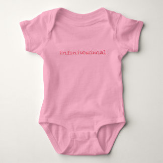 Intinjärt liten baby romer - rosa t-shirt