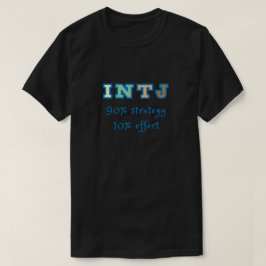 INTJ 90 procents strategi 10 procents ansträngning Tee