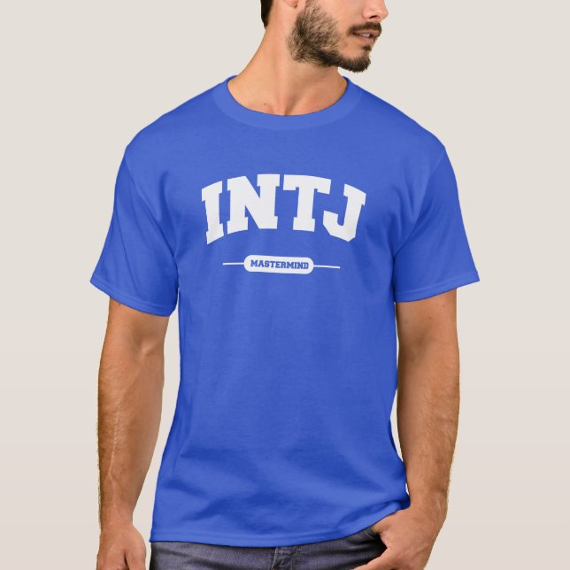INTJ - Geni - universitetenstil Tröja (Framsida)