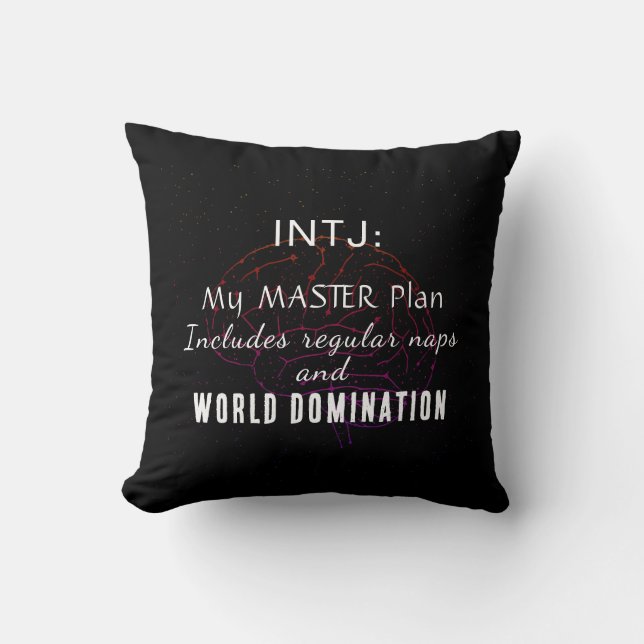 INTJ-huvudplan Kudde (Framsida)