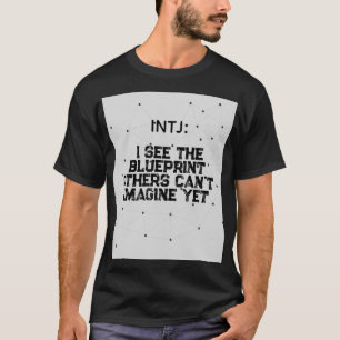 INTJ: Jag ser blått tryck T Shirt
