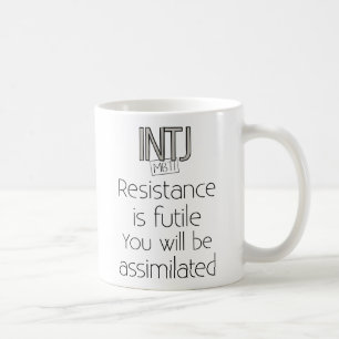 INTJ-motstånd är fruktlöst Kaffemugg
