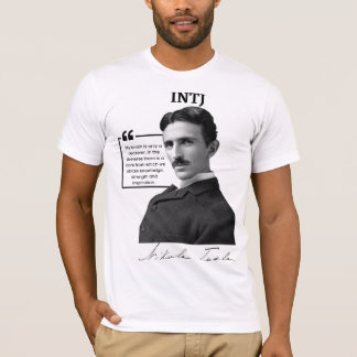 INTJ T-Shirt Nikolaa Tesla